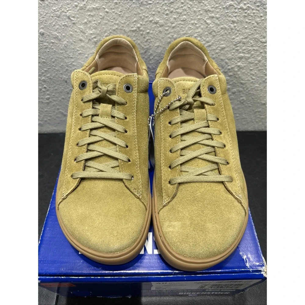 Birkenstock Bend Low Suede Leather Khaki EU 40 US L9 M7 Womens Mens
